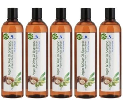 Hunca Onarıcı Düz Saçlar İçin Zeytinyağlı Parabensiz Kremsiz Şampuan Unisex Şampuanı 700 ml