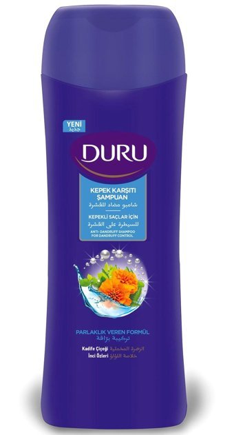 Duru Kepek Karşıtı Düz Saçlar İçin Kremsiz Şampuan Unisex Şampuanı 600 ml