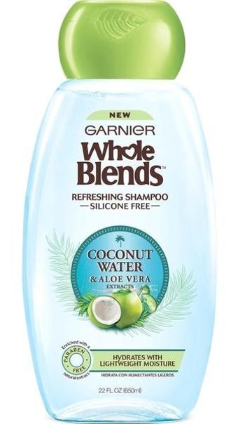 Garnier Whole Blends Onarıcı Düz Saçlar İçin Aloe Vera Kremsiz Şampuan Unisex Şampuanı 650 ml