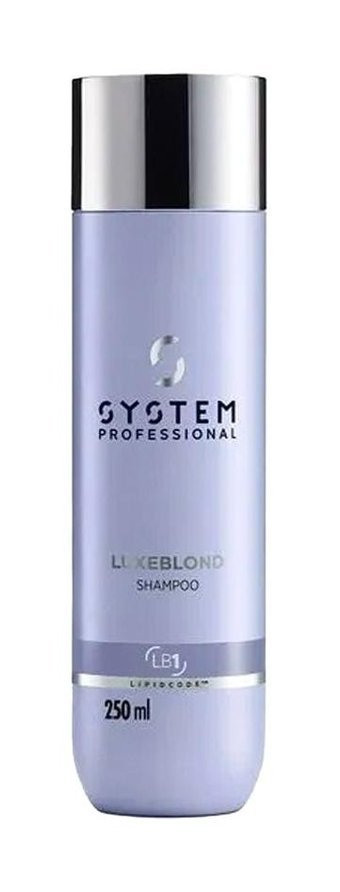 Wella System Professional LuxeBlond Boyalı Düz Saçlar İçin Kremsiz Şampuan Unisex Şampuanı 250 ml