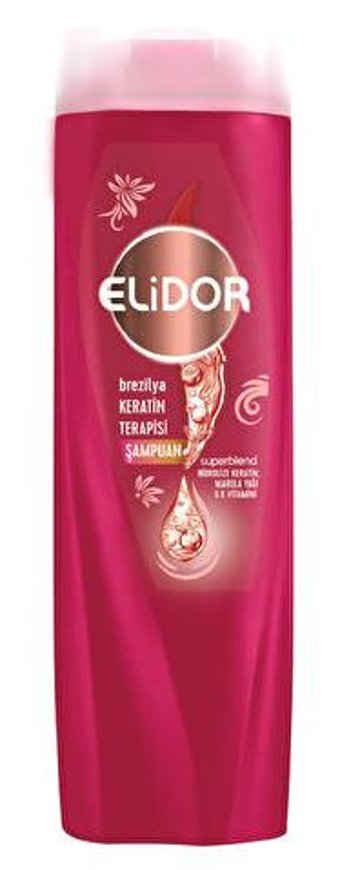 Elidor Superblend Onarıcı İnce Telli Düz Saçlar İçin Keratin Kremsiz Şampuan Unisex Şampuanı 400 ml