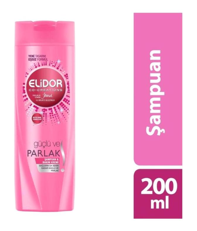 Elidor Co-Creations Onarıcı Düz Saçlar İçin Kremsiz Şampuan 2 si Bir Arada Unisex Şampuanı 200 ml