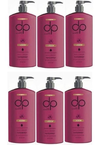 DP Derinlemesine Onarım Tuzsuz Kantaron Yağı Unisex Şampuanı 6x500 ml