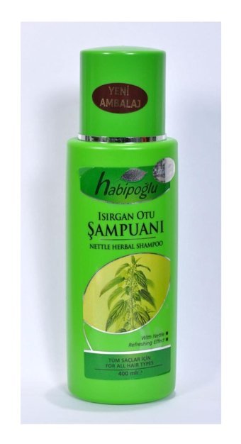 Habipoğlu Düz Saçlar İçin Isırgan Otlu Parabensiz Kremsiz Şampuan Unisex Şampuanı 400 ml