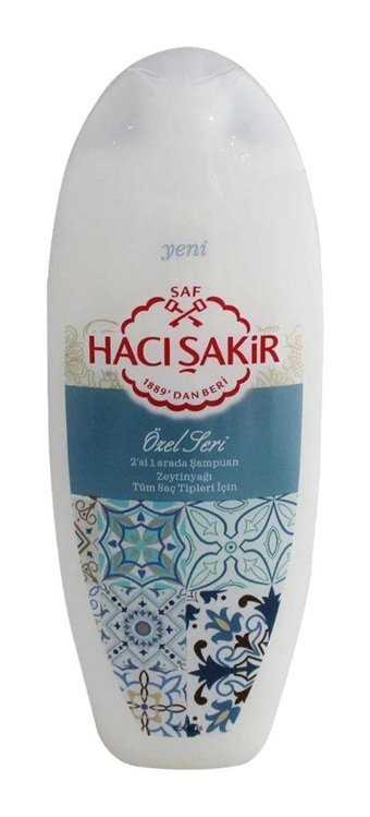 Hacı Şakir Özel Seri Arındırıcı Düz Saçlar İçin Parabensiz Kremsiz Şampuan Unisex Şampuanı 500 ml