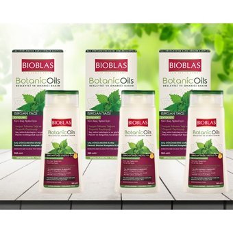 Bioblas Organic Oils Onarıcı Düz Saçlar İçin Sülfatsız Keratin Isırgan Otlu Parabensiz Kremsiz Şampuan Unisex Şampuanı 3x360 ml