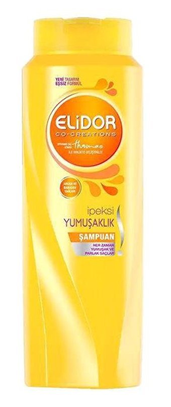 Elidor Superblend Onarıcı Düz Saçlar İçin Argan Yağlı Kremsiz Şampuan Unisex Şampuanı 500 ml