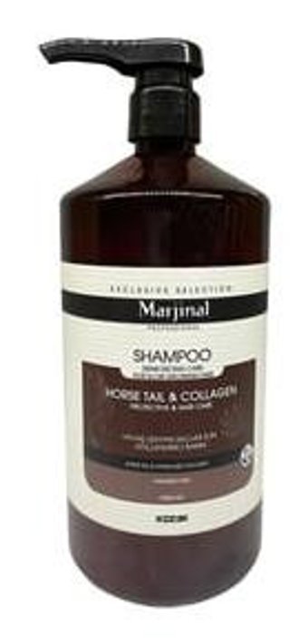 Marjinal Horse Tail & Collegen Düz Saçlar İçin At Kuyruğu Parabensiz Kremsiz Şampuan Unisex Şampuanı 1000 ml