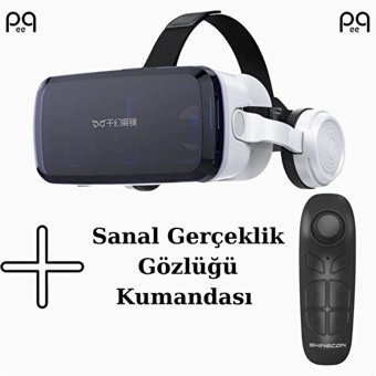 Peeq SC-G04BS 3D Kumandalı 4.7-6.0 inç Bluetooth 96 °C Sanal Gerçeklik Gözlükleri