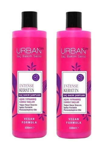 Urban Care Intense Düz Saçlar İçin Sülfatsız Keratin Parabensiz Kremsiz Şampuan Unisex Şampuanı