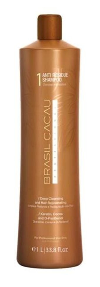 Brasil Cacau Professional Anti Residue Arındırıcı Arındırıcı Düz Saçlar İçin Kremsiz Şampuan Unisex Şampuanı 1000 ml