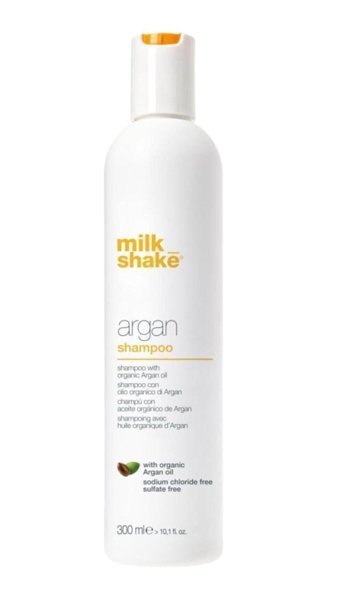 Milkshake Onarıcı Düz Saçlar İçin Sülfatsız Argan Yağlı Parabensiz Kremsiz Şampuan Unisex Şampuanı 300 ml