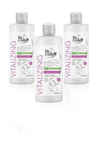 Farmasi Dr. C.Tuna Vitalizing Onarıcı Düz Saçlar İçin Kremsiz Şampuan Unisex Şampuanı 3x225 ml