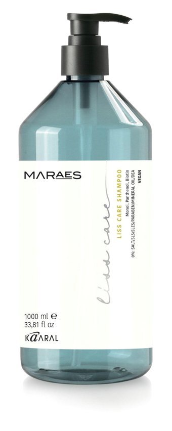 Kaaral Maraes Düz Saçlar İçin Kremsiz Şampuan Unisex Şampuanı 1000 ml