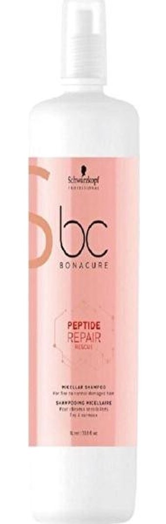 Schwarzkopf Peptide Repair Rescue Düz Saçlar İçin Kremsiz Şampuan Unisex Şampuanı 1000 ml