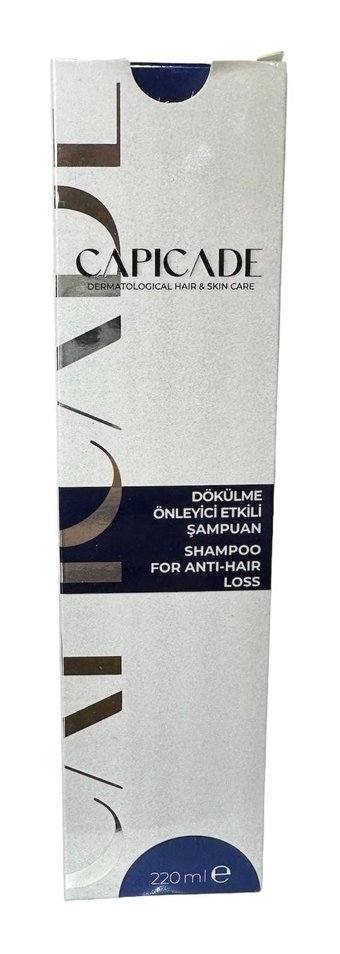 Capicade Saç Dökülmesine Karşı Düz Saçlar İçin Kremsiz Şampuan Unisex Şampuanı 220 ml