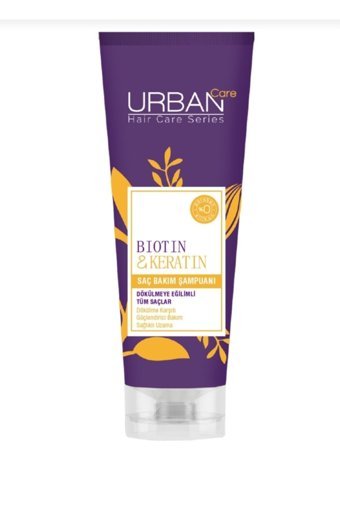 Urban Care Düz Saçlar İçin Sülfatsız Keratin Parabensiz Kremsiz Şampuan Unisex Şampuanı 250 ml