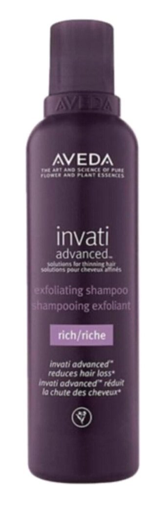 Aveda Keyonline Invati Advanced Saç Dökülmesine Karşı Düz Saçlar İçin Parabensiz Kremsiz Şampuan Unisex Şampuanı 200 ml