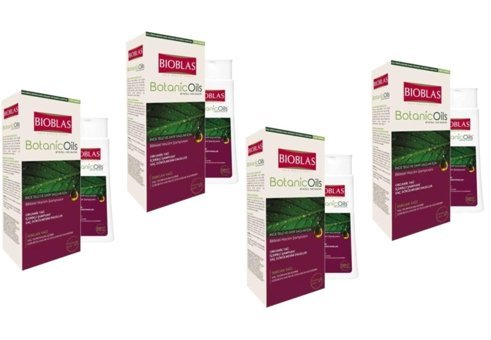 Bioblas Onarıcı İnce Telli Düz Saçlar İçin Sülfatsız Keratin Isırgan Otlu Parabensiz Kremsiz Şampuan Unisex Şampuanı 4x360 ml
