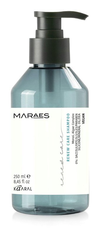 Kaaral Maraes Onarıcı Düz Saçlar İçin Kremsiz Şampuan Unisex Şampuanı 250 ml