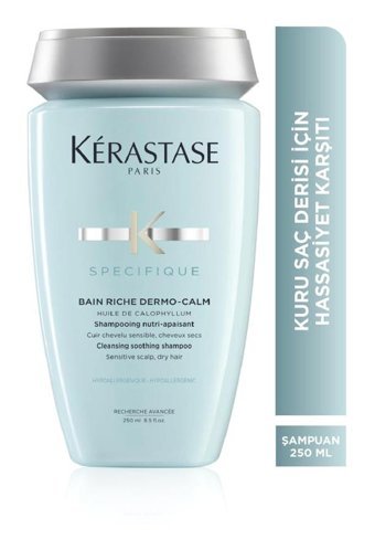 Kerastase Bain Riche Dermo Calm Arındırıcı Düz Saçlar İçin Kremsiz Şampuan Unisex Şampuanı 250 ml