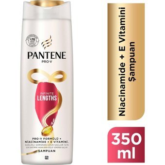 Pantene Niacinamide Güçlendirici Arındırıcı Düz Saçlar İçin Kremsiz Şampuan Unisex Şampuanı 350 ml