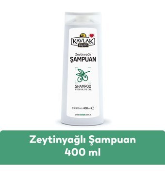 Kavlak Doğal Düz Saçlar İçin Zeytinyağlı Kremsiz Şampuan Unisex Şampuanı 400 ml
