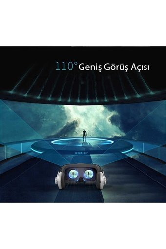 Vr Shinecon G07e 3D 4.0-6.9 inç Bluetooth 90-100 °C Sanal Gerçeklik Gözlükleri