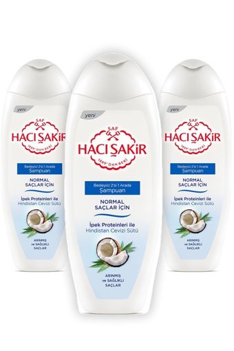 Hacı Şakir Arındırıcı Düz Saçlar İçin Hindistan Cevizli Parabensiz Kremsiz Şampuan Unisex Şampuanı