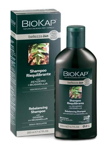 BioKap Yağ Dengeleyici Onarıcı Düz Saçlar İçin Kremsiz Şampuan Unisex Şampuanı 200 ml