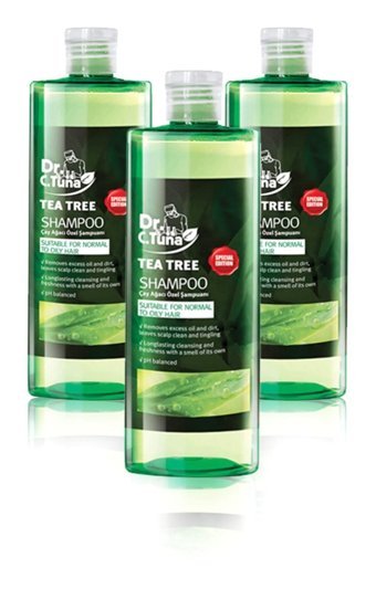 Farmasi Dr. C.Tuna Onarıcı Düz Saçlar İçin Çay Ağacı Kremsiz Şampuan Unisex Şampuanı 3x225 ml
