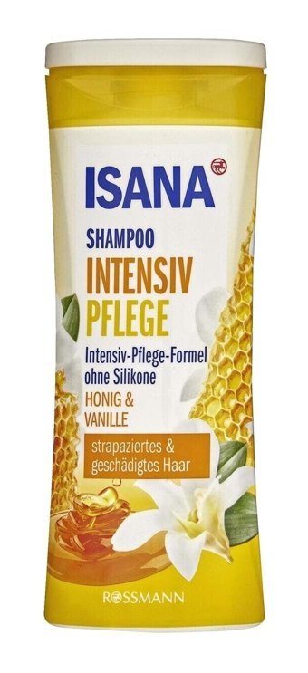 Isana Intensiv Pflege Düz Saçlar İçin Vanilyalı Kremsiz Şampuan Unisex Şampuanı 300 ml