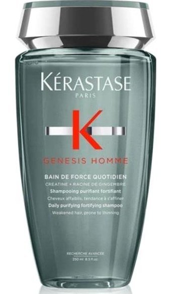 Kerastase Bain De Force Quotidien Arındırıcı Düz Saçlar İçin Kremsiz Şampuan Erkek Şampuanı 250 ml