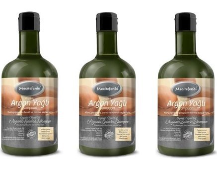 Mecitefendi Organik Onarıcı Düz Saçlar İçin Argan Yağlı Parabensiz Kremsiz Şampuan Unisex Şampuanı 400 ml
