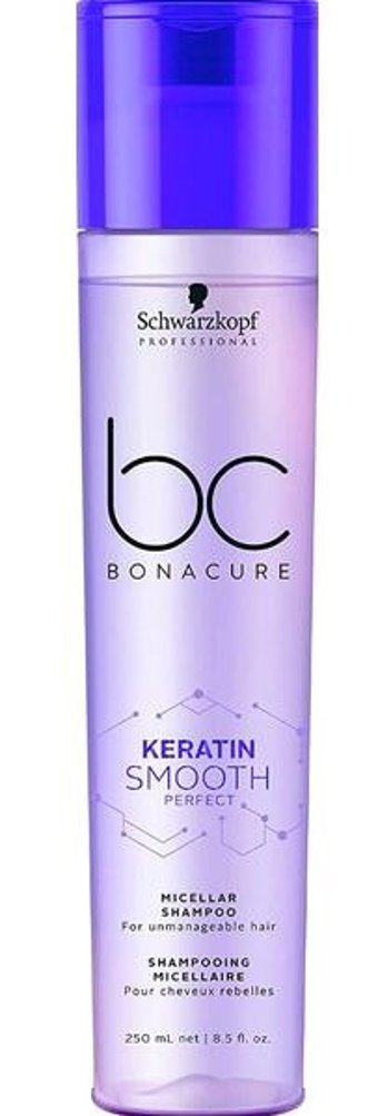 Schwarzkopf Bonacure Düz Saçlar İçin Keratin Kremsiz Şampuan Unisex Şampuanı 250 ml