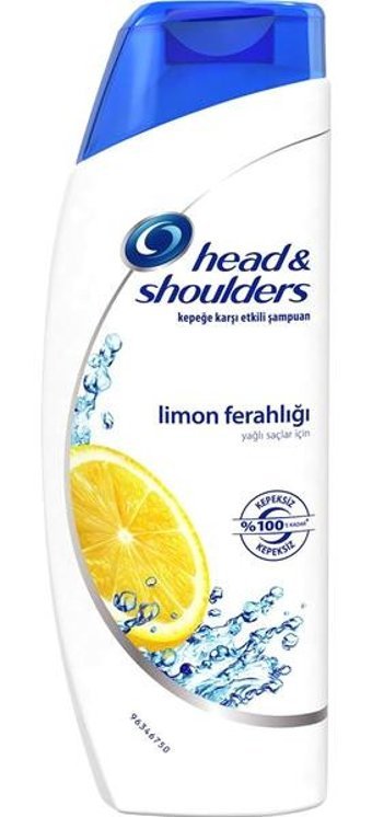 Head & Shoulders Arındırıcı Düz Saçlar İçin Limonlu Parabensiz Kremsiz Şampuan Unisex Şampuanı 2x350 ml