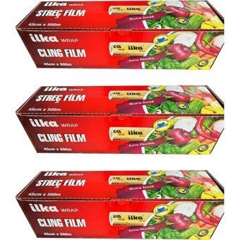 İlka Bıçaklı 45x50000 cm Bıçaklı Streç Film 3 Adet