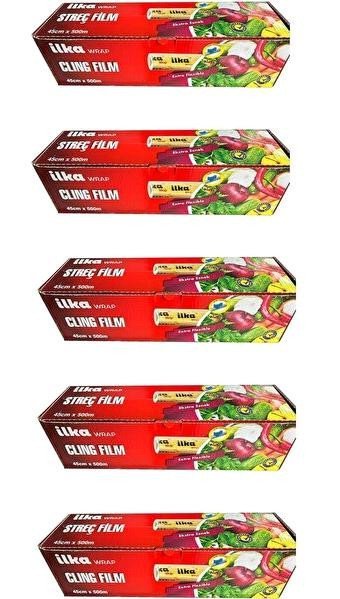 İlka 45x50000 cm Palet Bıçaklı Streç Film 5 adet