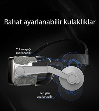 Ceponya VR Shinecon 3D Oyun Oynanabilen 4.7-6.3 inç Bluetooth 100-110 °C Sanal Gerçeklik Gözlükleri