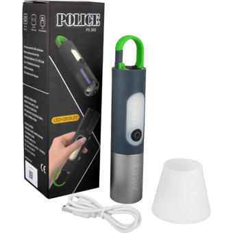 Police PS-303 Basmalı LED Şarjlı El Feneri