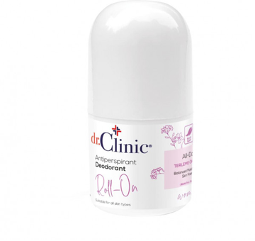 Dr.Clinic Pudrasız Ter Önleyici Antiperspirant Roll-On Kadın Deodorant 50 ml