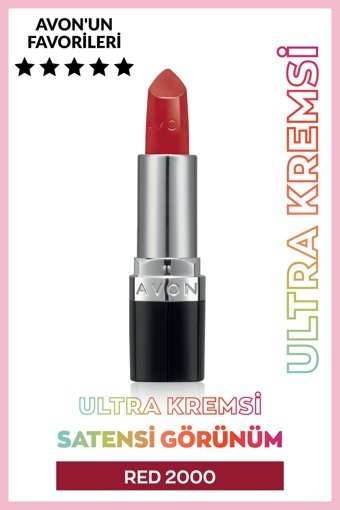 Avon Red 200 Kırmızı Kalıcı Saten Hayır Lipstick Ruj