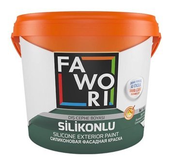 Fawori 39s5 Silikonlu Akrilik Su Bazlı Dış Cephe Boyası 2.5 lt Beyaz
