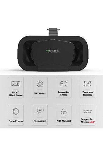 Vr Shinecon G10 3D Oyun Oynanabilen 3.5-7.2 inç Bluetooth 90 °C Sanal Gerçeklik Gözlükleri