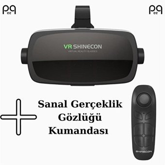 Peeq SC-G07E 3D Kumandalı 4.7-6.53 inç Bluetooth 96 °C Sanal Gerçeklik Gözlükleri