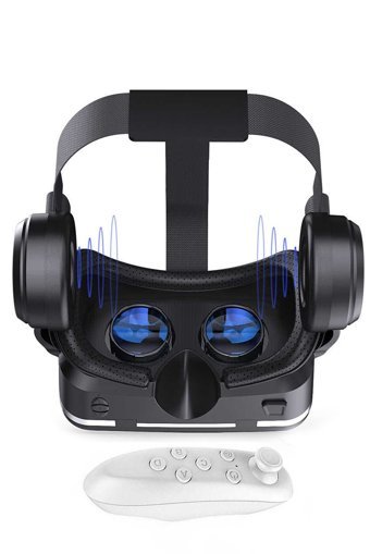 Elfia 3D Kumandalı 3.5-6.9 inç Bluetooth 100-120 °C Sanal Gerçeklik Gözlükleri