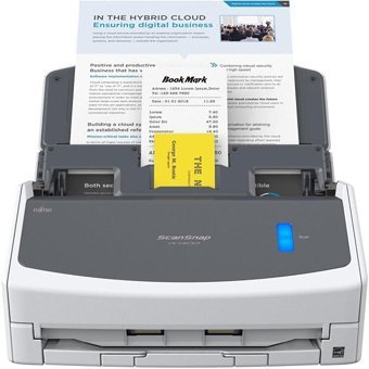 Fujitsu IX1400 600 Dpi CIS Windows Çift Taraflı Wifili Tarayıcı Beyaz-Gri