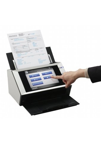 Fujitsu N1800 600 Dpi Dual CCD Çift Taraflı Tarayıcı Beyaz-Siyah