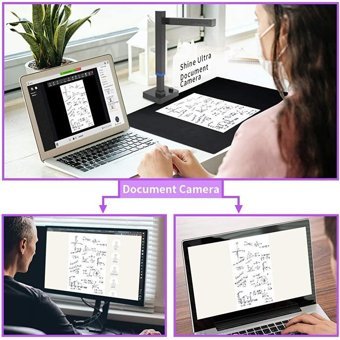 Czur Shine Ultra 340 Dpi CMOS MacOS-Windows Tarayıcı Siyah