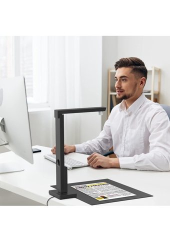 Czur LENS800 Pro 270 Dpi CMOS MacOS-Windows Tarayıcı Siyah